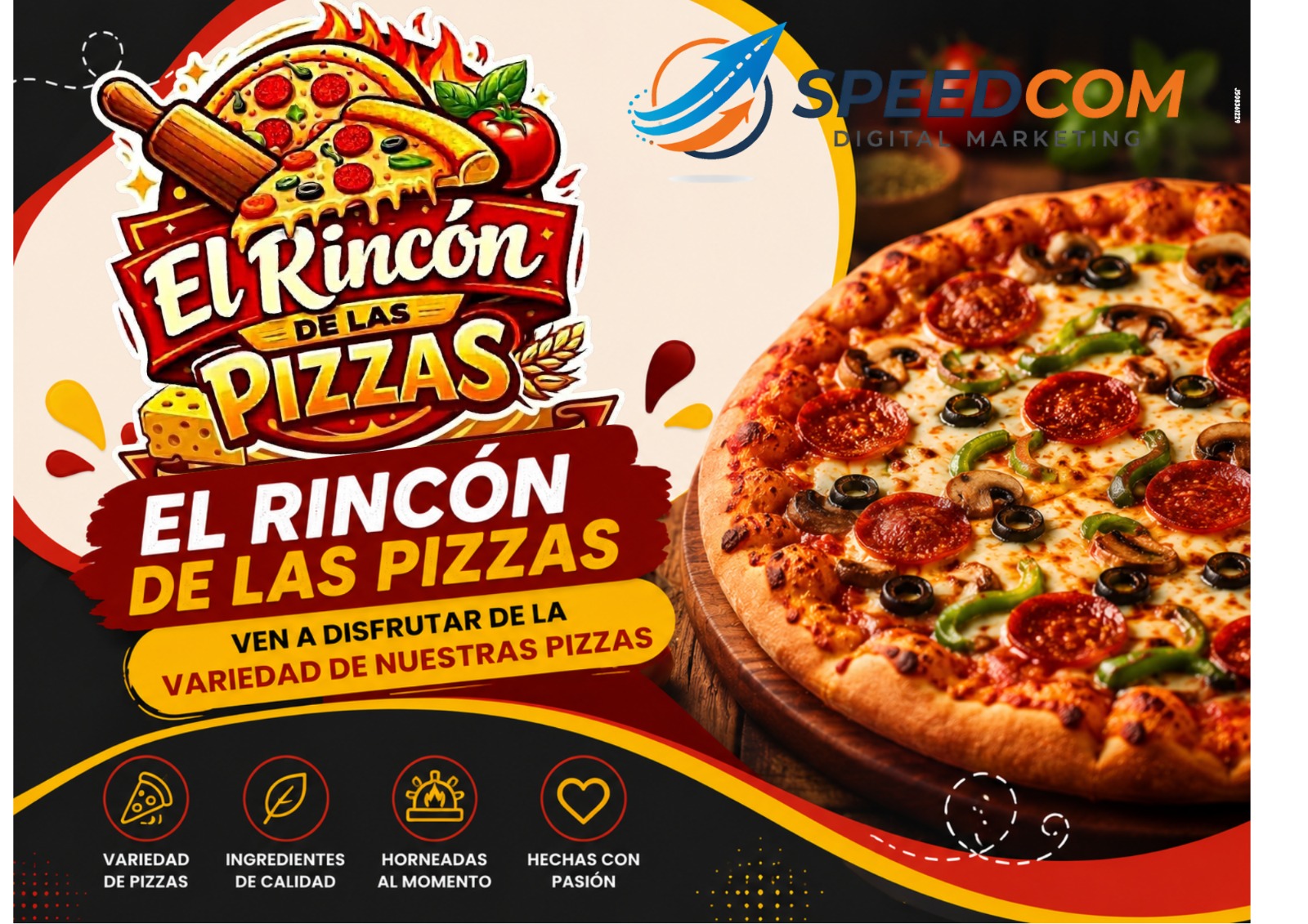 El Verdadero Sabor de la Pizza Hecha al Momento